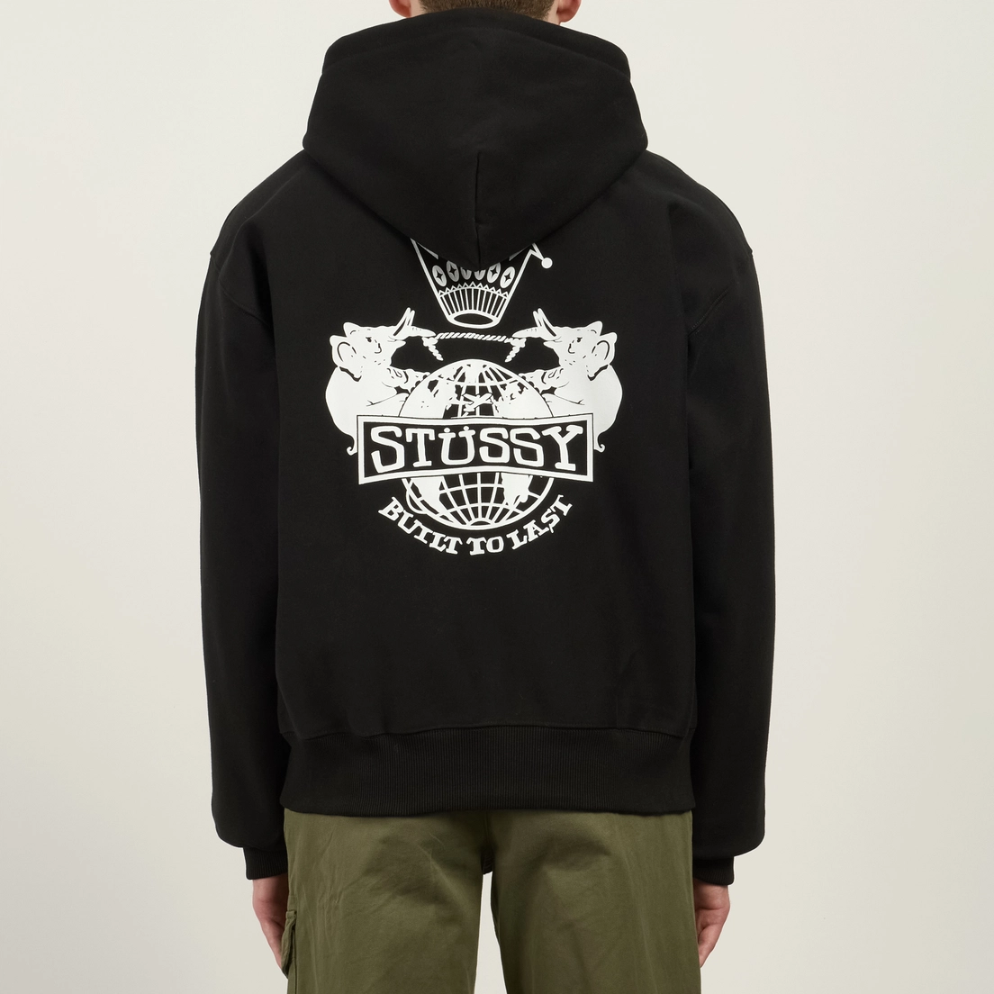 Stussy Мужская толстовка Built To Last Zip Hoodie