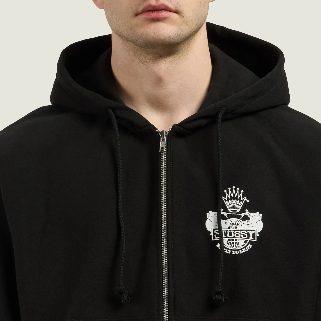 Stussy Мужская толстовка Built To Last Zip Hoodie