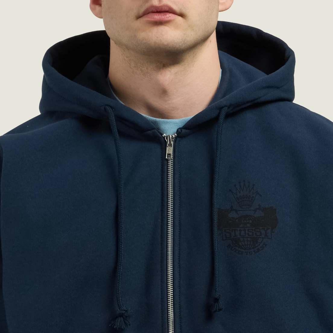 Stussy Мужская толстовка Built To Last Zip Hoodie