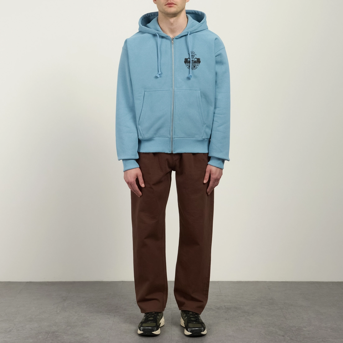 Stussy Мужская толстовка Built To Last Zip Hoodie