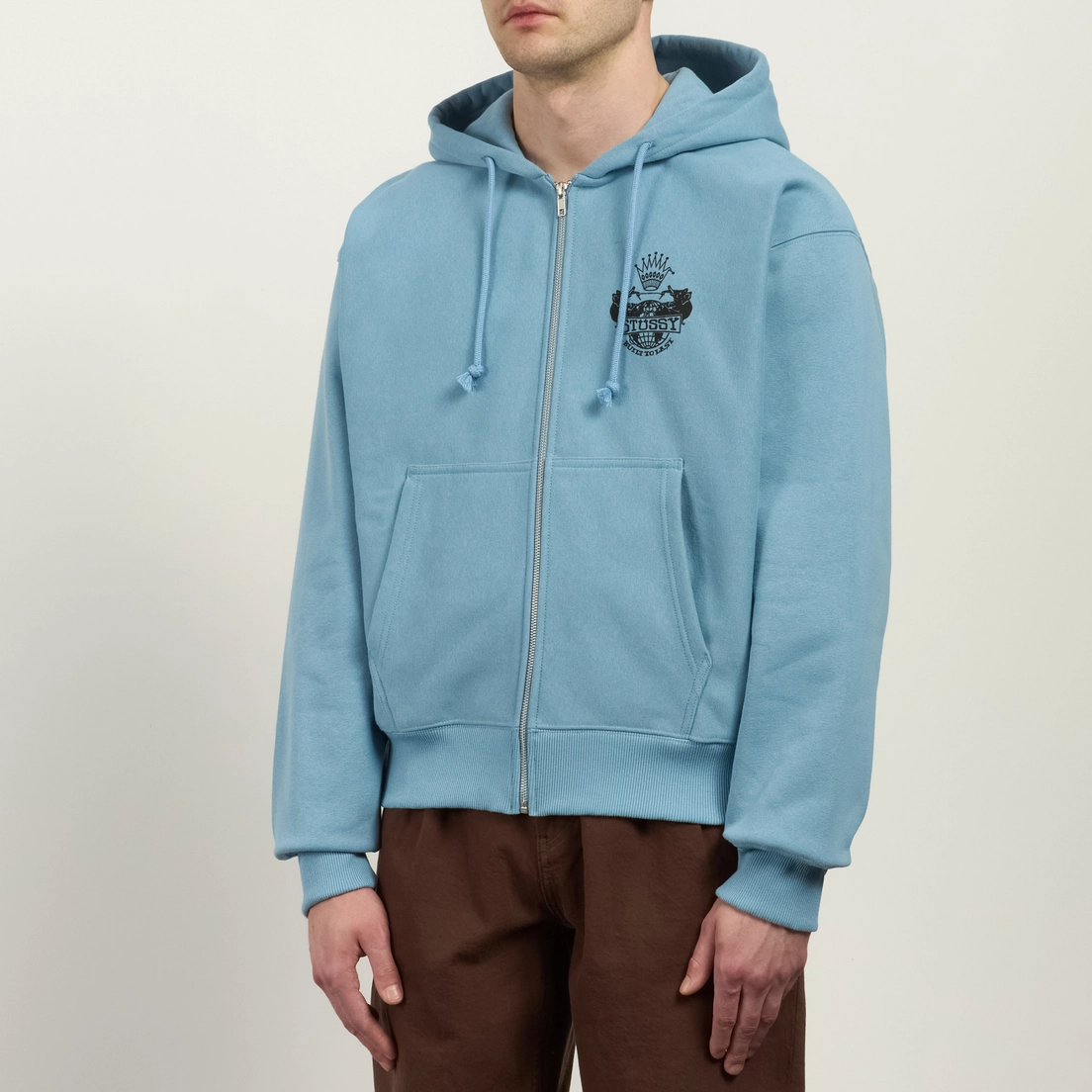 Stussy Мужская толстовка Built To Last Zip Hoodie
