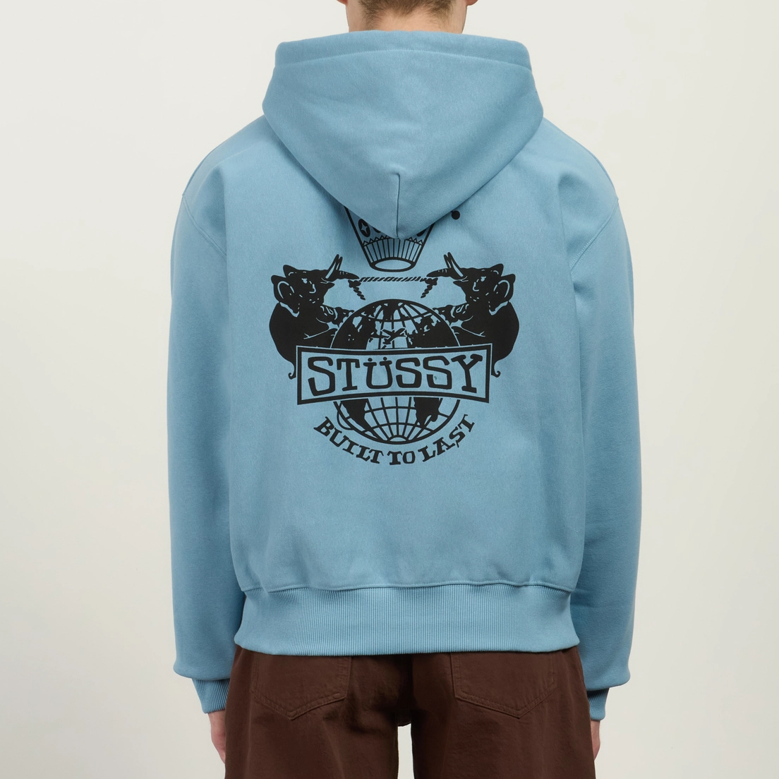 Stussy Мужская толстовка Built To Last Zip Hoodie
