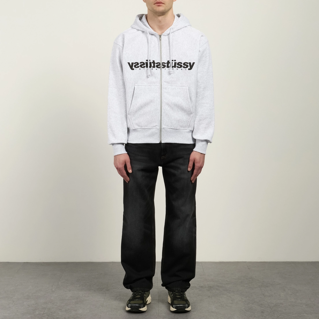 Stussy Мужская толстовка Mirror Zip Hoodie