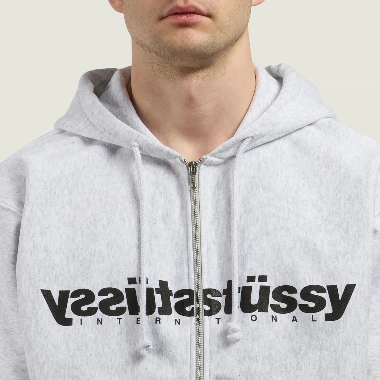 Мужская толстовка Stussy Mirror Zip Hoodie, 1975127-ASHH