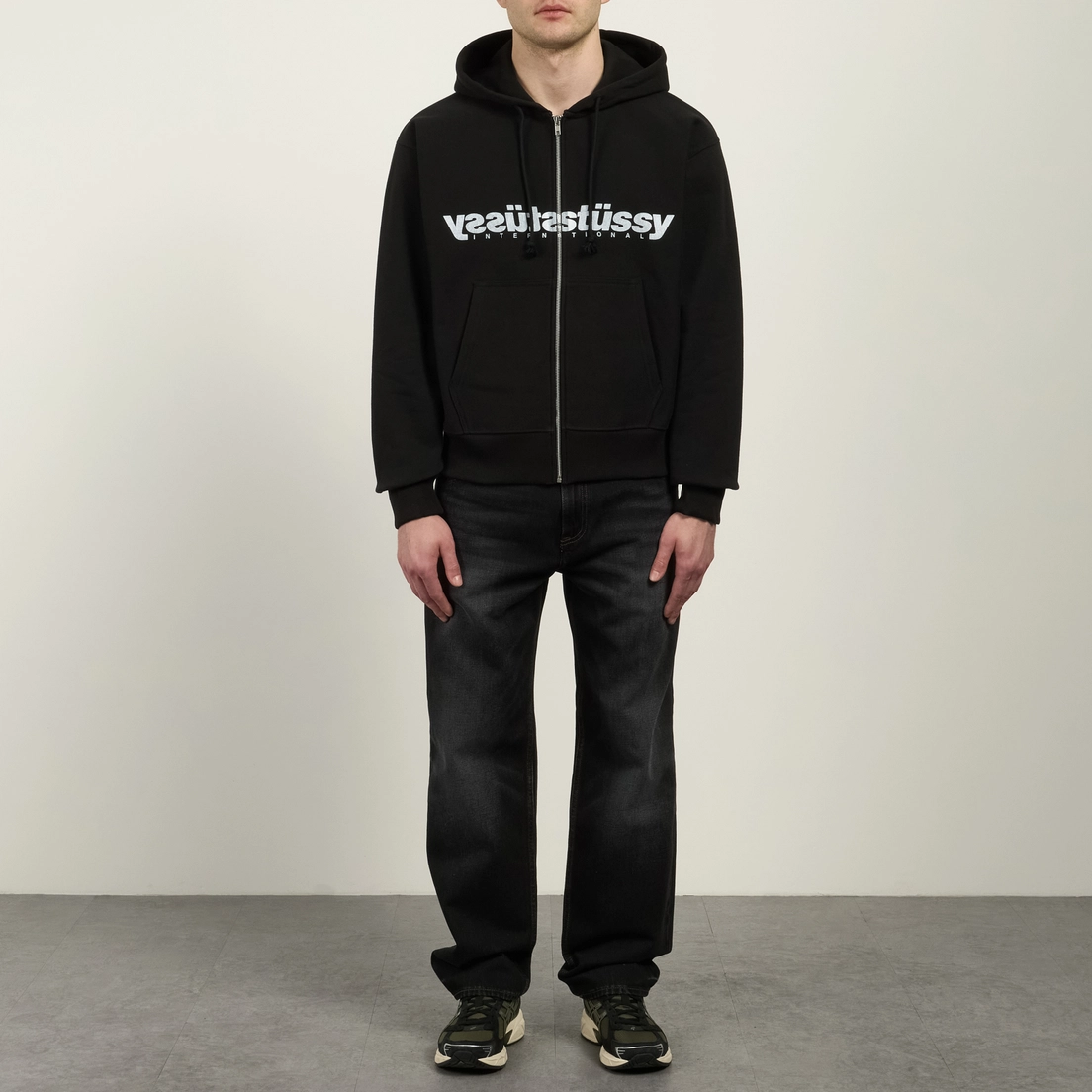 Stussy Мужская толстовка Mirror Zip Hoodie