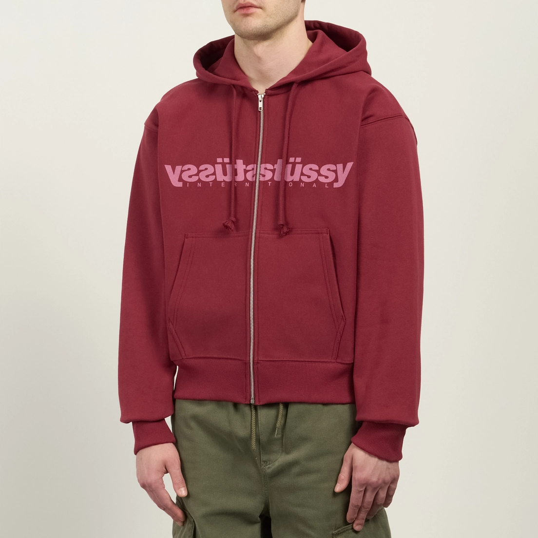 Stussy Мужская толстовка Mirror Zip Hoodie