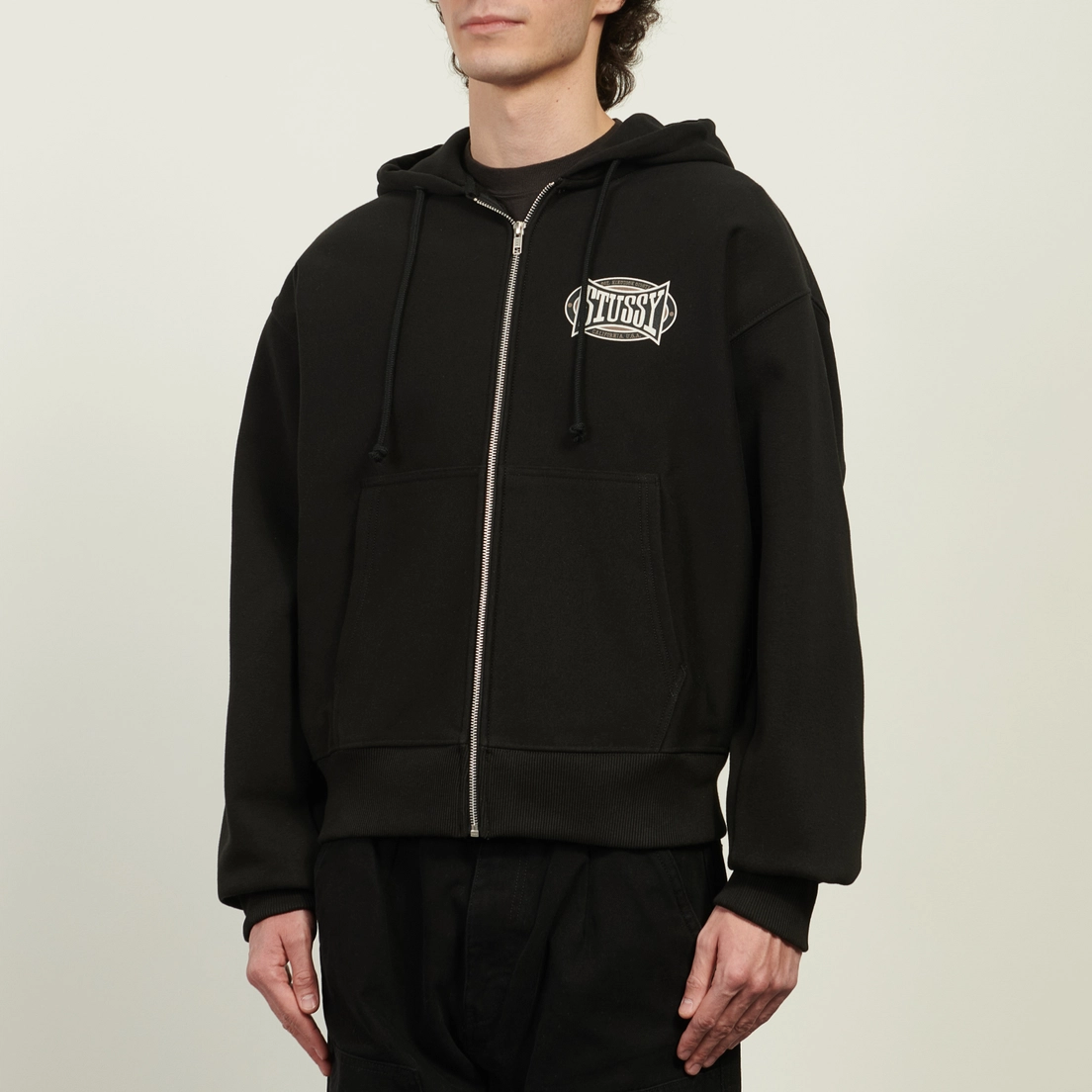 Stussy Мужская толстовка Champion Oval Zip Hoodie