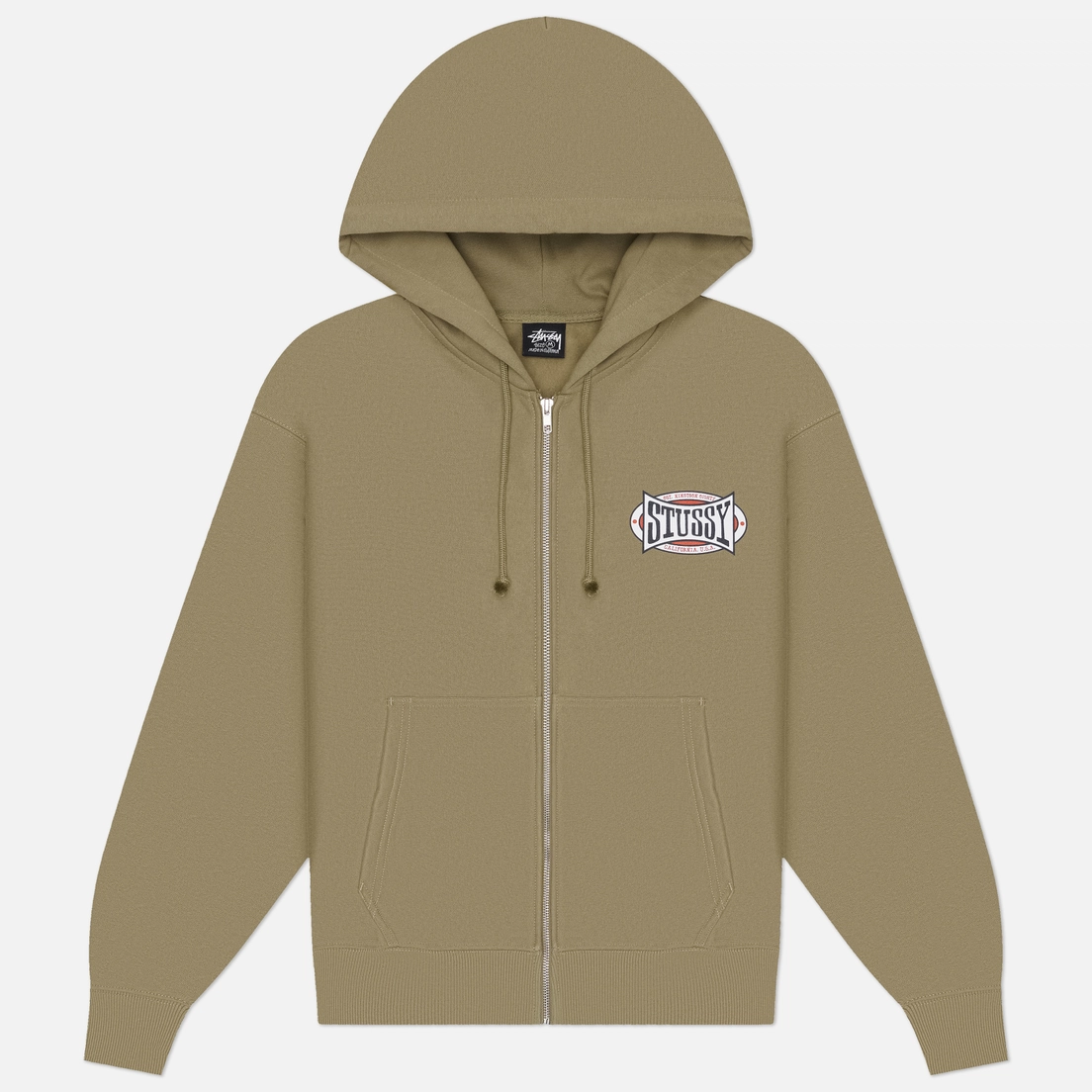 Stussy Мужская толстовка Champion Oval Zip Hoodie