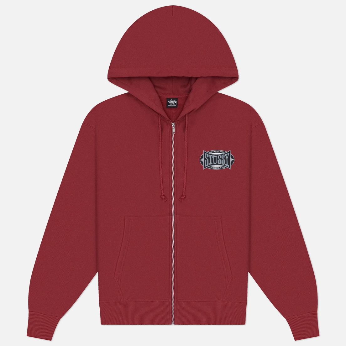 Stussy Мужская толстовка Champion Oval Zip Hoodie