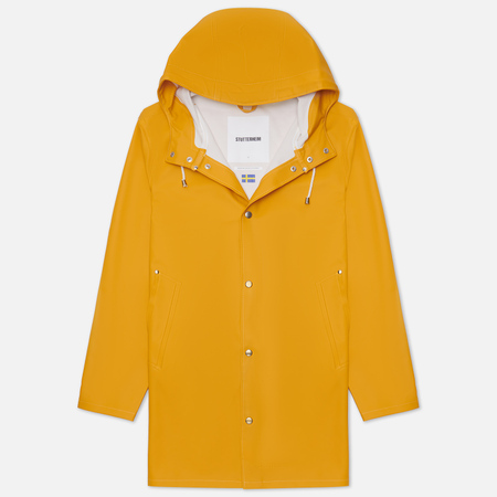 Мужская куртка дождевик Stutterheim Stockholm, цвет жёлтый, размер S