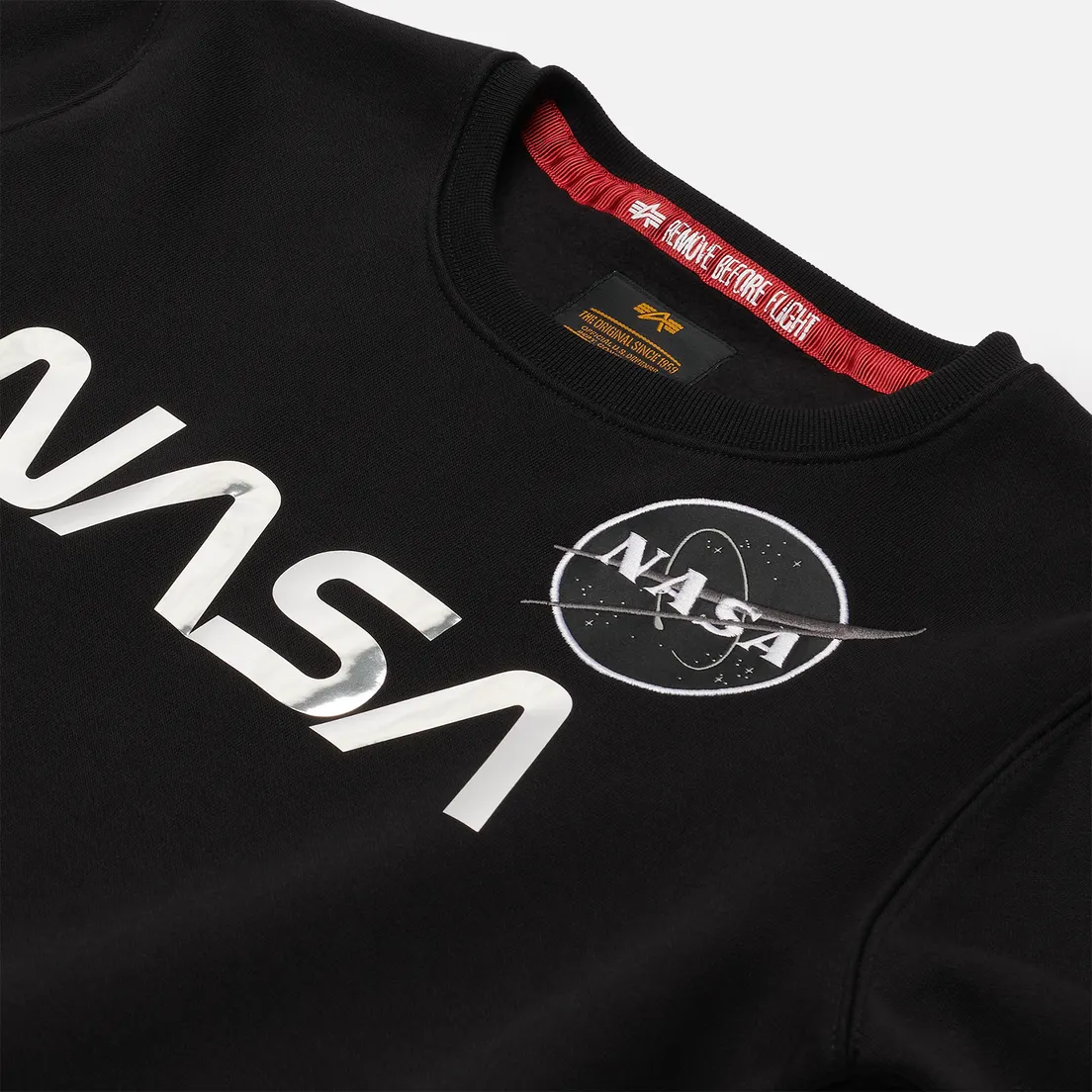 Alpha Industries Женская толстовка NASA Mirror Print