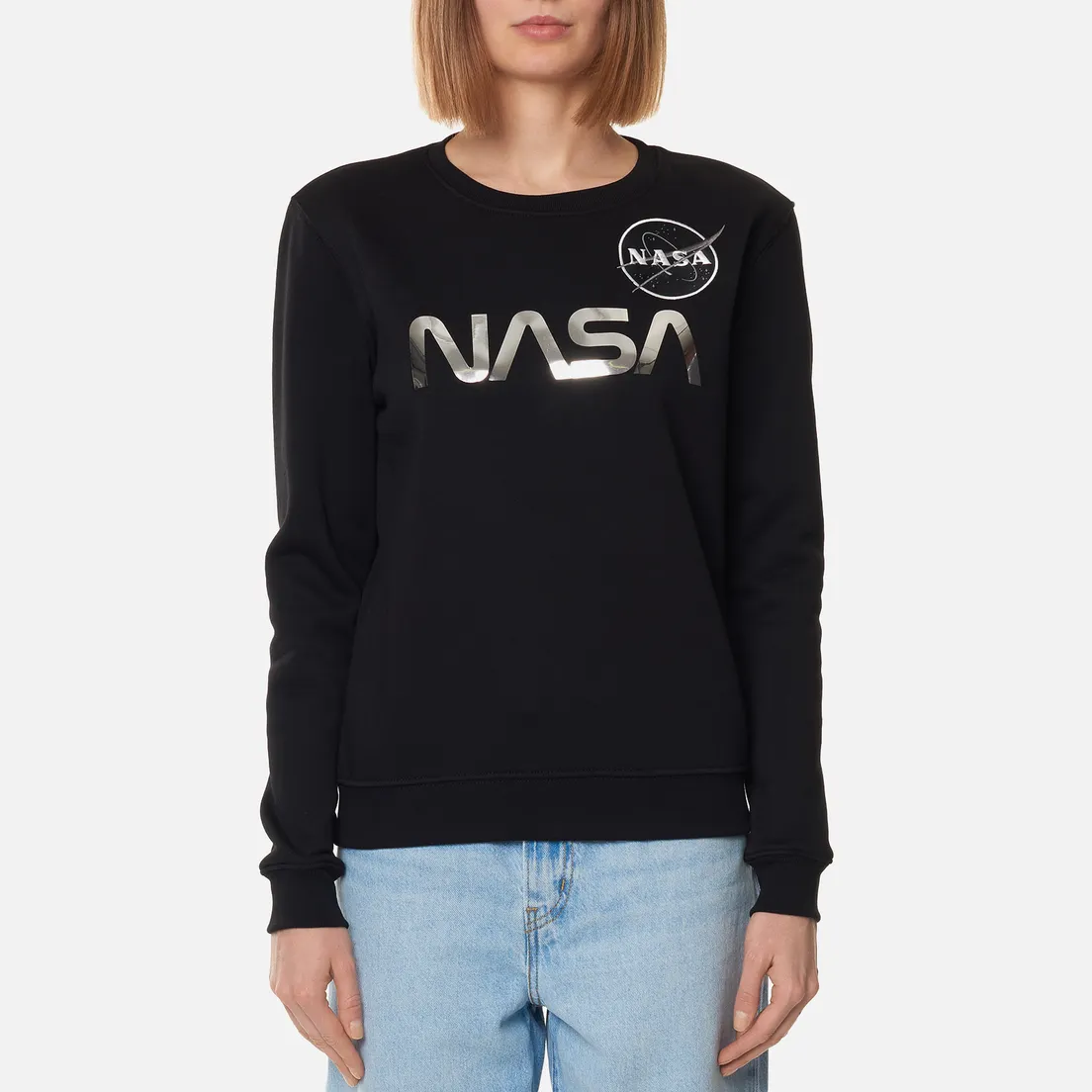 Alpha Industries Женская толстовка NASA Mirror Print