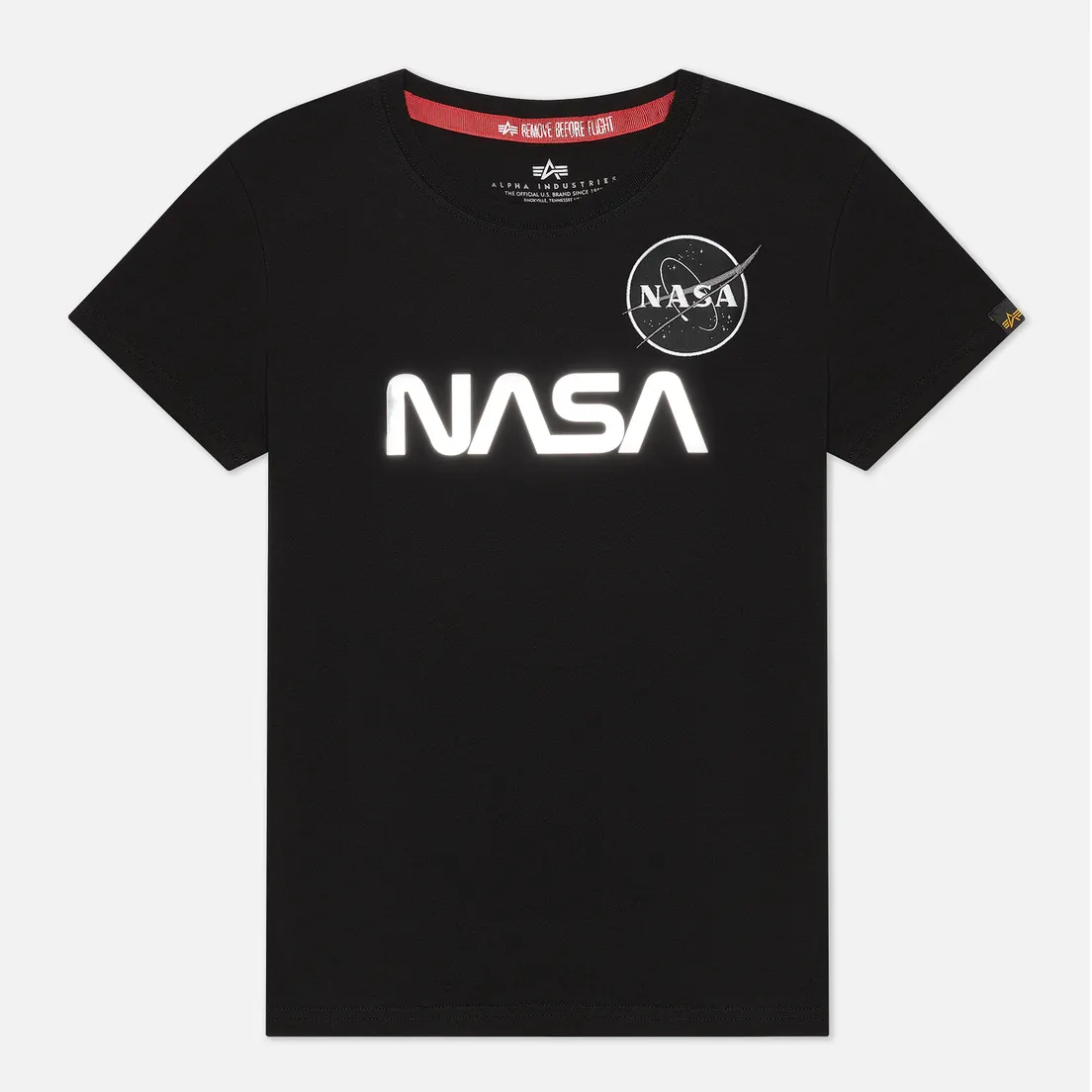 Alpha Industries Женская футболка NASA Mirror Print