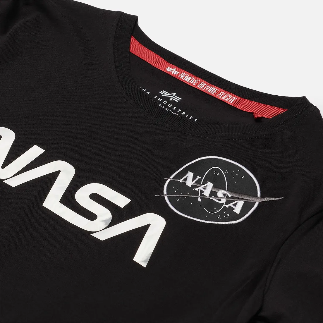 Alpha Industries Женская футболка NASA Mirror Print