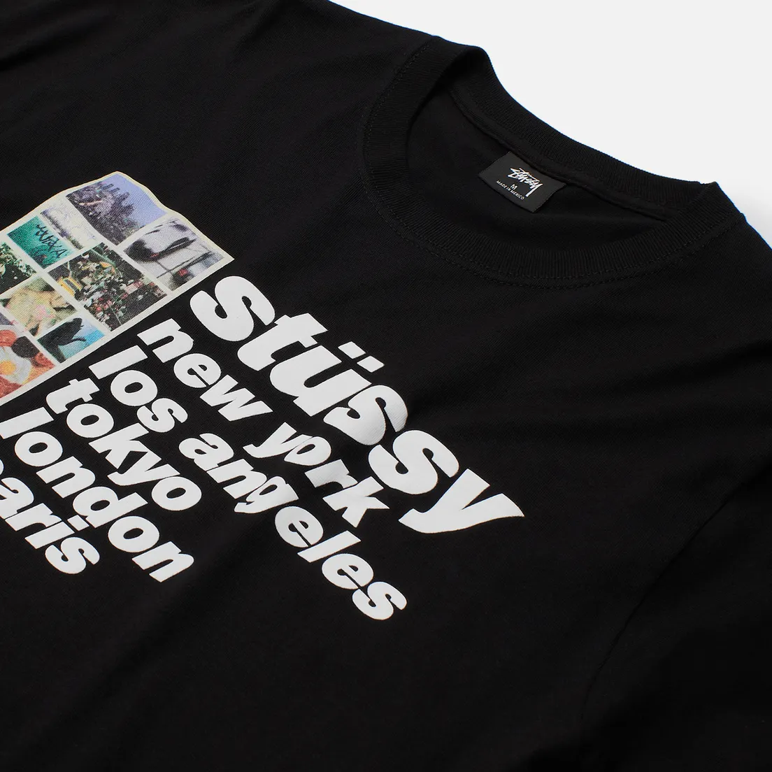 Stussy Мужской лонгслив Italic Collage