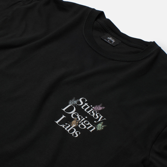 Мужской лонгслив Stussy Design Labs Pigment Dyed Black