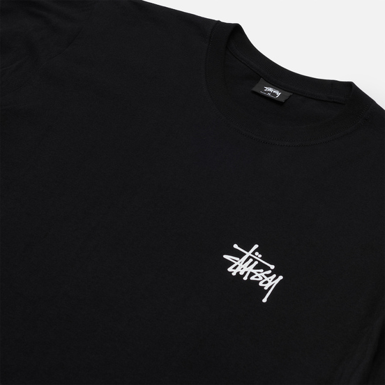 Мужской лонгслив Stussy LS Basic Stussy Black