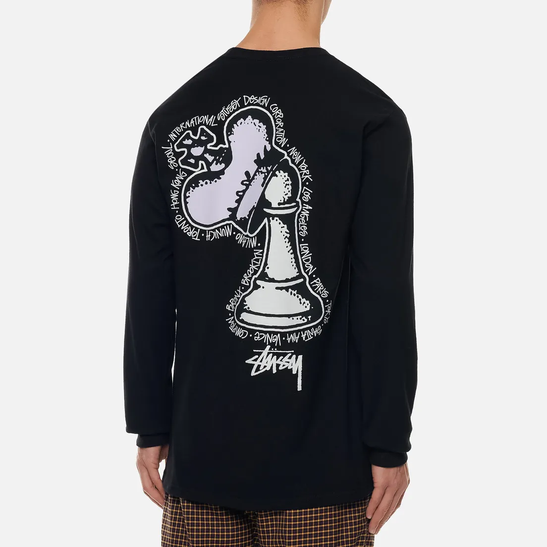 Stussy Мужской лонгслив Hidden Pawn