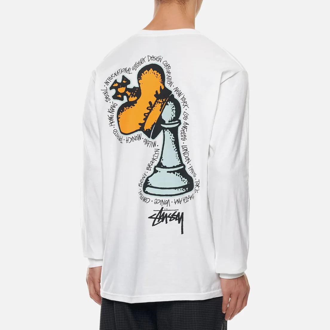 Stussy Мужской лонгслив Hidden Pawn