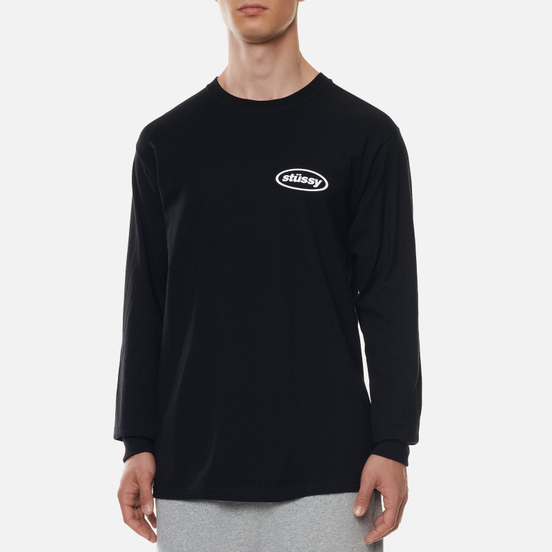 Мужской лонгслив Stussy LS Paint Can Black