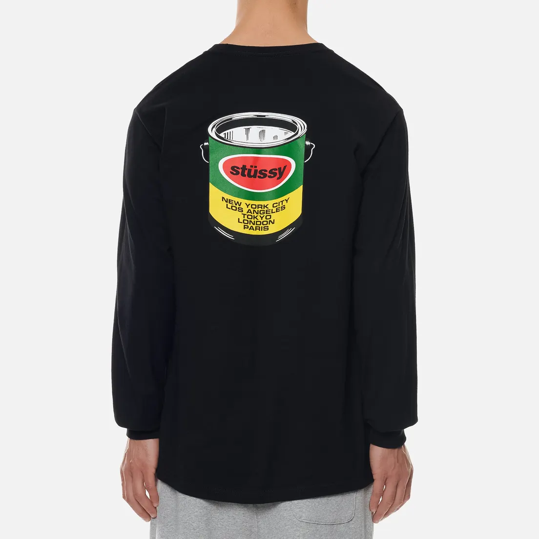 Stussy Мужской лонгслив LS Paint Can