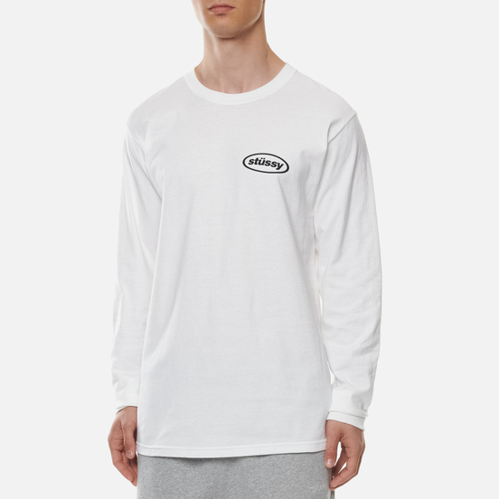 Мужской лонгслив Stussy LS Paint Can White