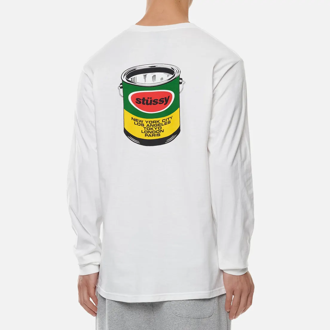 Stussy Мужской лонгслив LS Paint Can