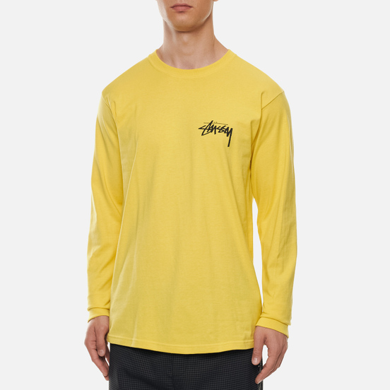 Мужской лонгслив Stussy Peace And Love Lemon
