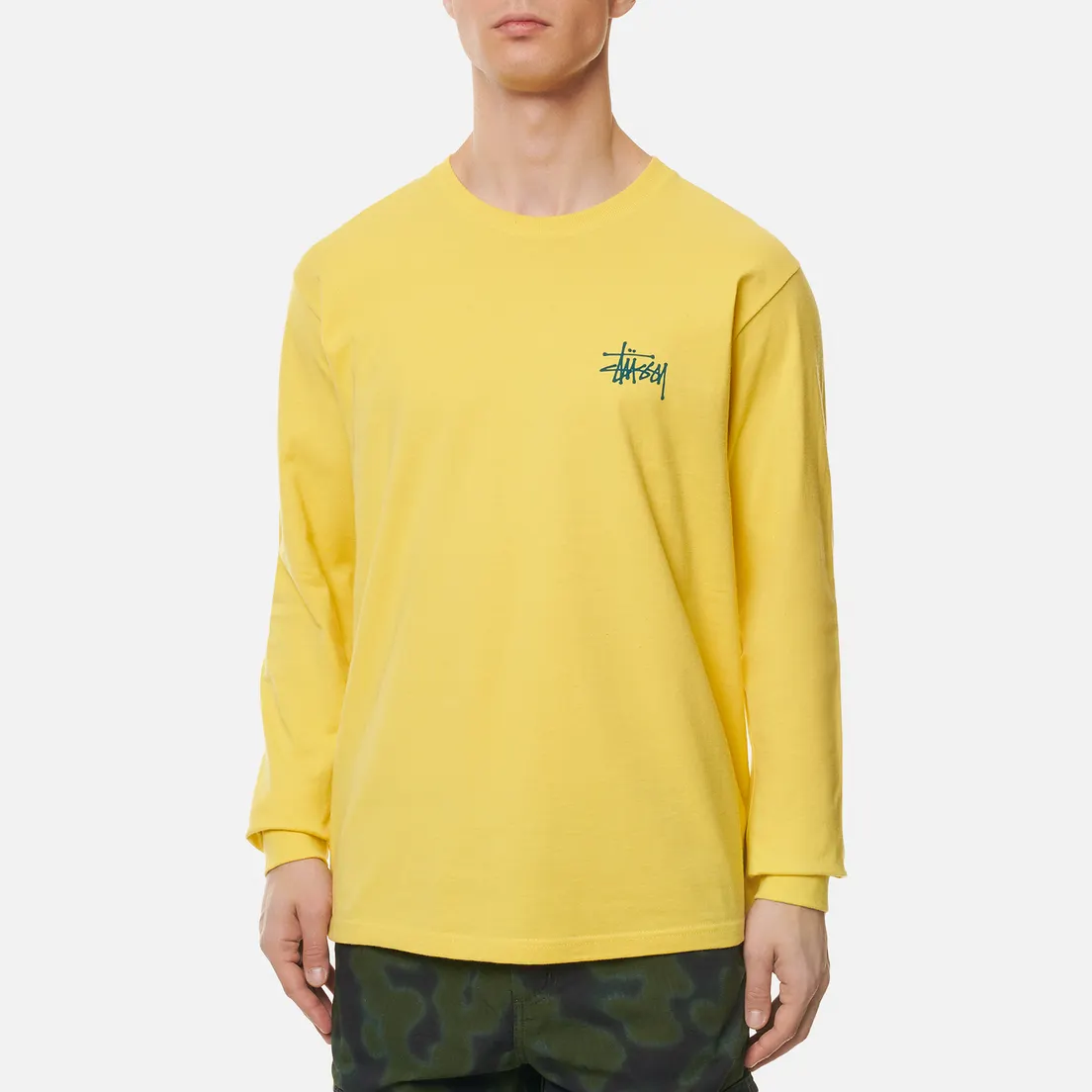 Stussy Мужской лонгслив Basic Stussy Print LS