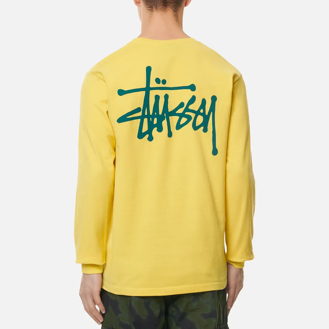 Stussy Мужской лонгслив Basic Stussy Print LS