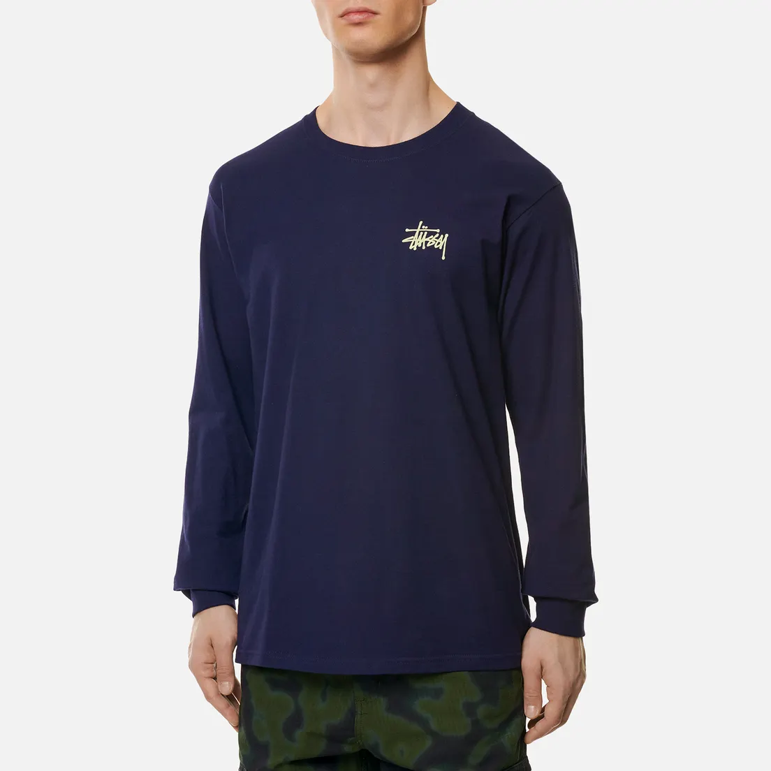 Stussy Мужской лонгслив Basic Stussy Print LS