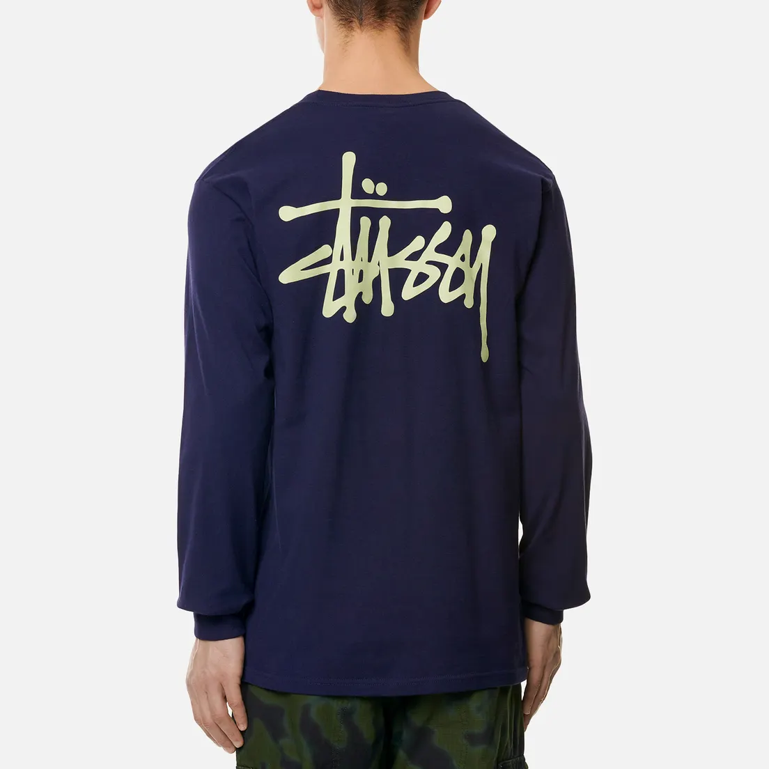 Stussy Мужской лонгслив Basic Stussy Print LS