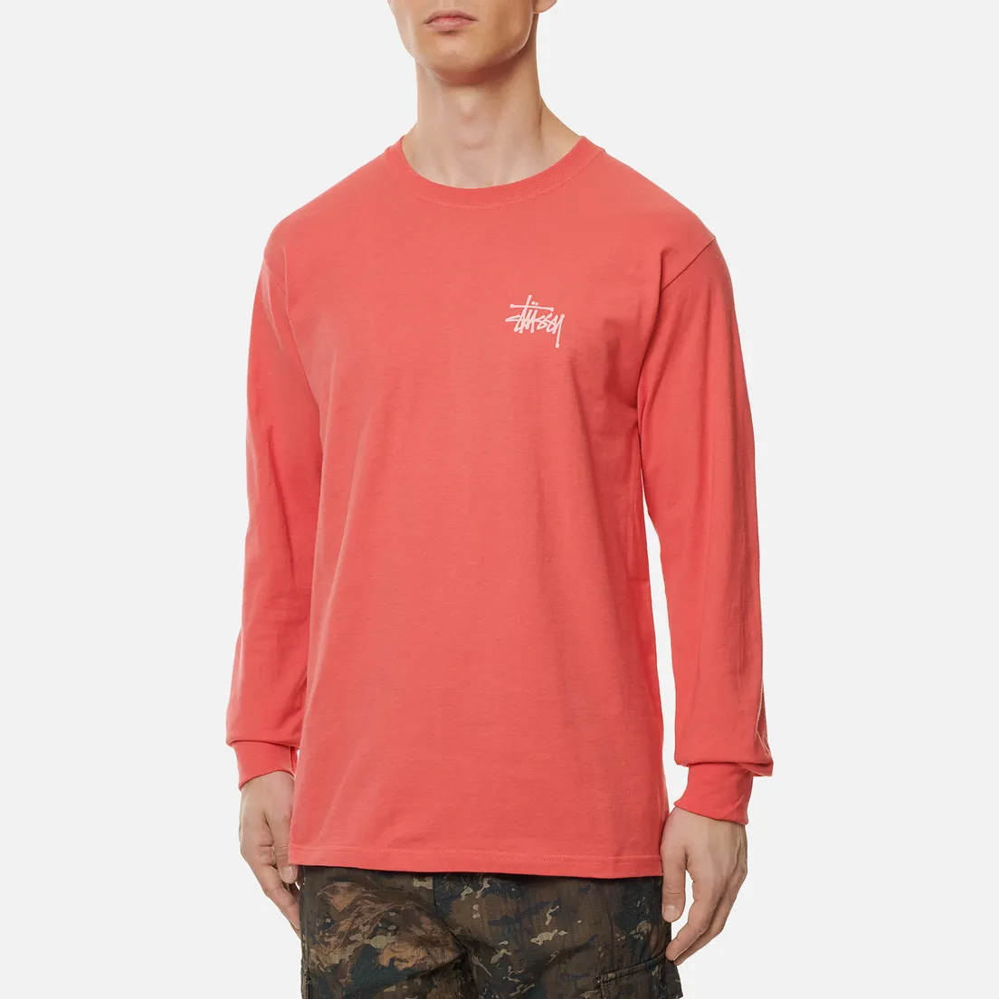 Stussy Мужской лонгслив Basic Stussy Print LS