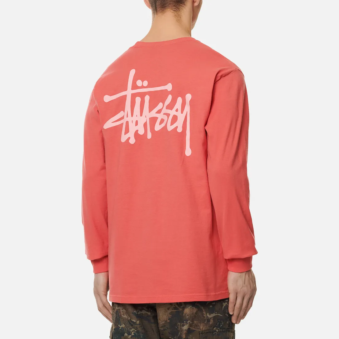 Stussy Мужской лонгслив Basic Stussy Print LS