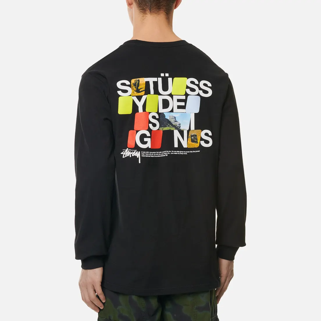 Stussy Мужской лонгслив Moai LS