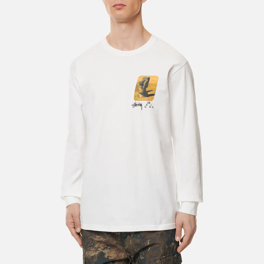 Stussy Мужской лонгслив Moai LS