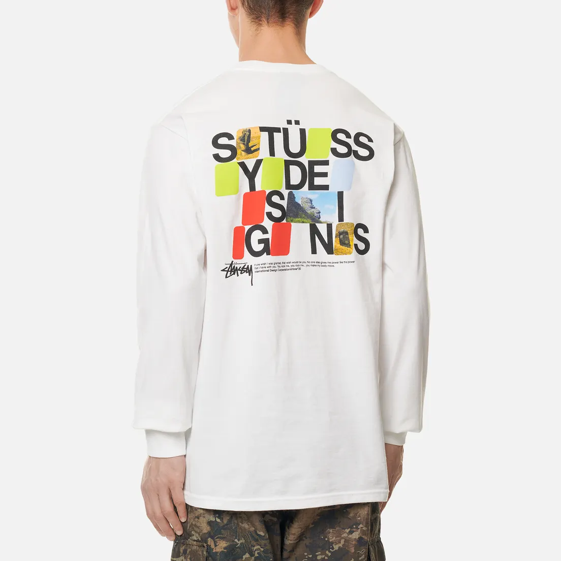 Stussy Мужской лонгслив Moai LS