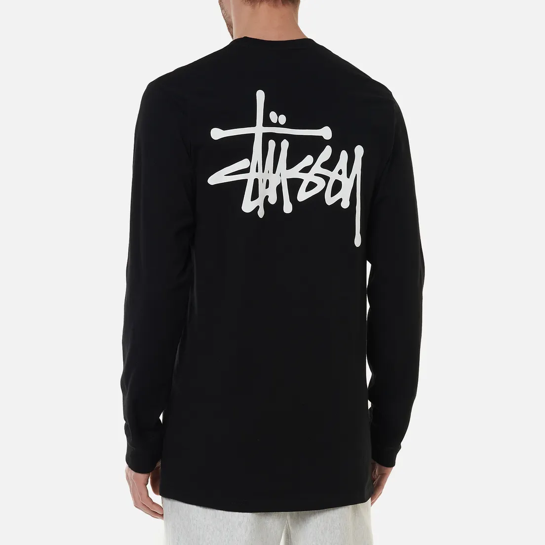 Stussy Мужской лонгслив Basic Stussy Crew