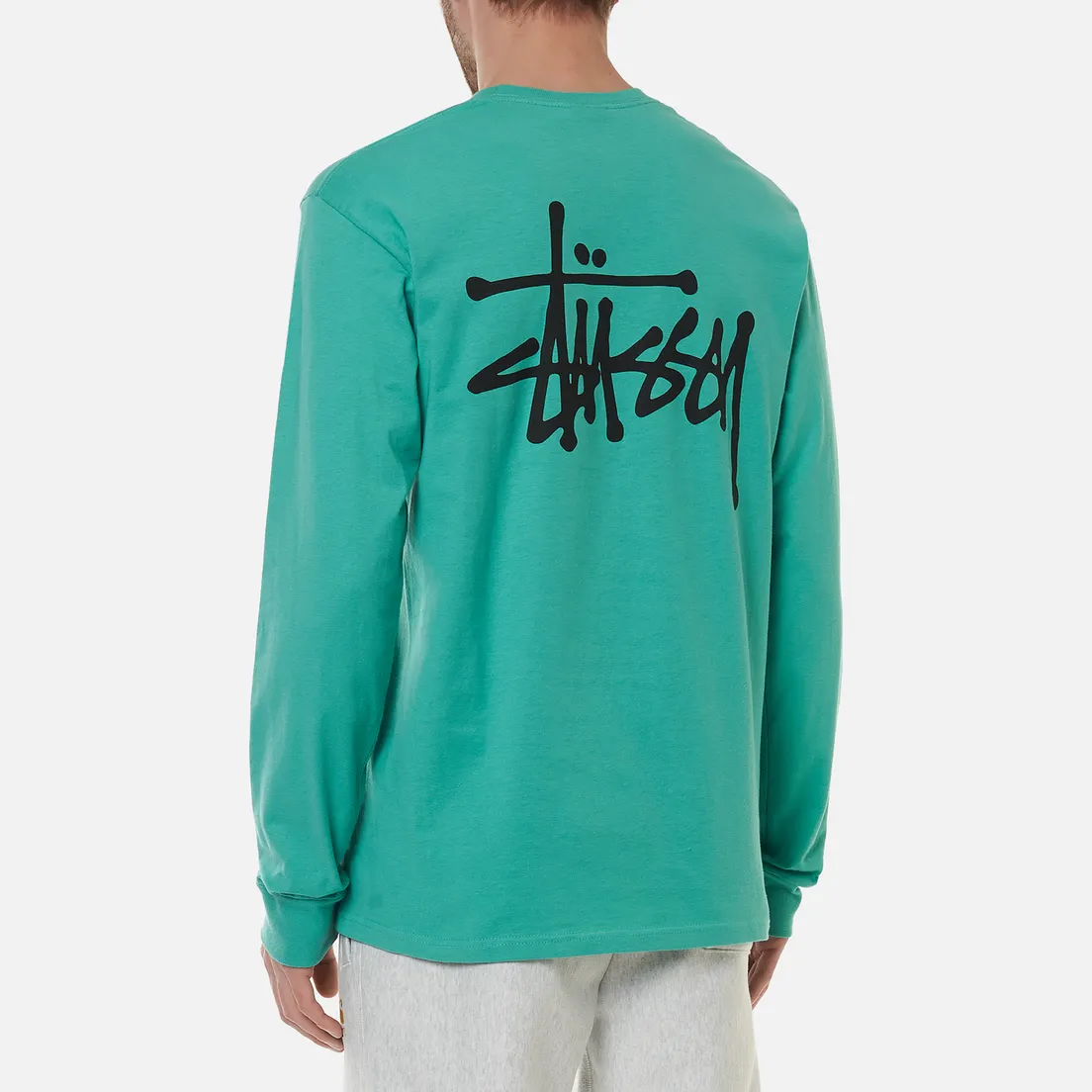 Stussy Мужской лонгслив Basic Stussy Crew