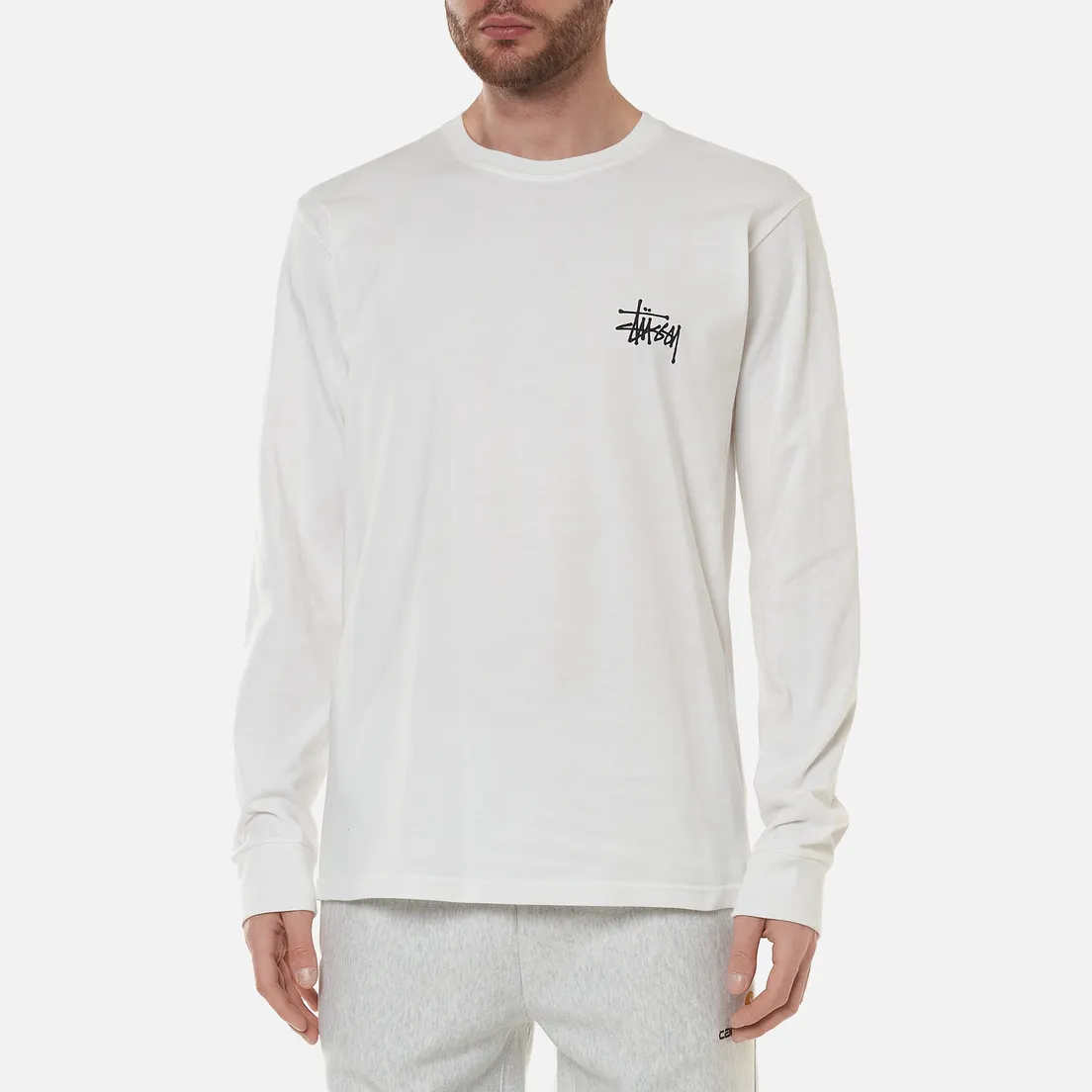 Stussy Мужской лонгслив Basic Stussy Crew