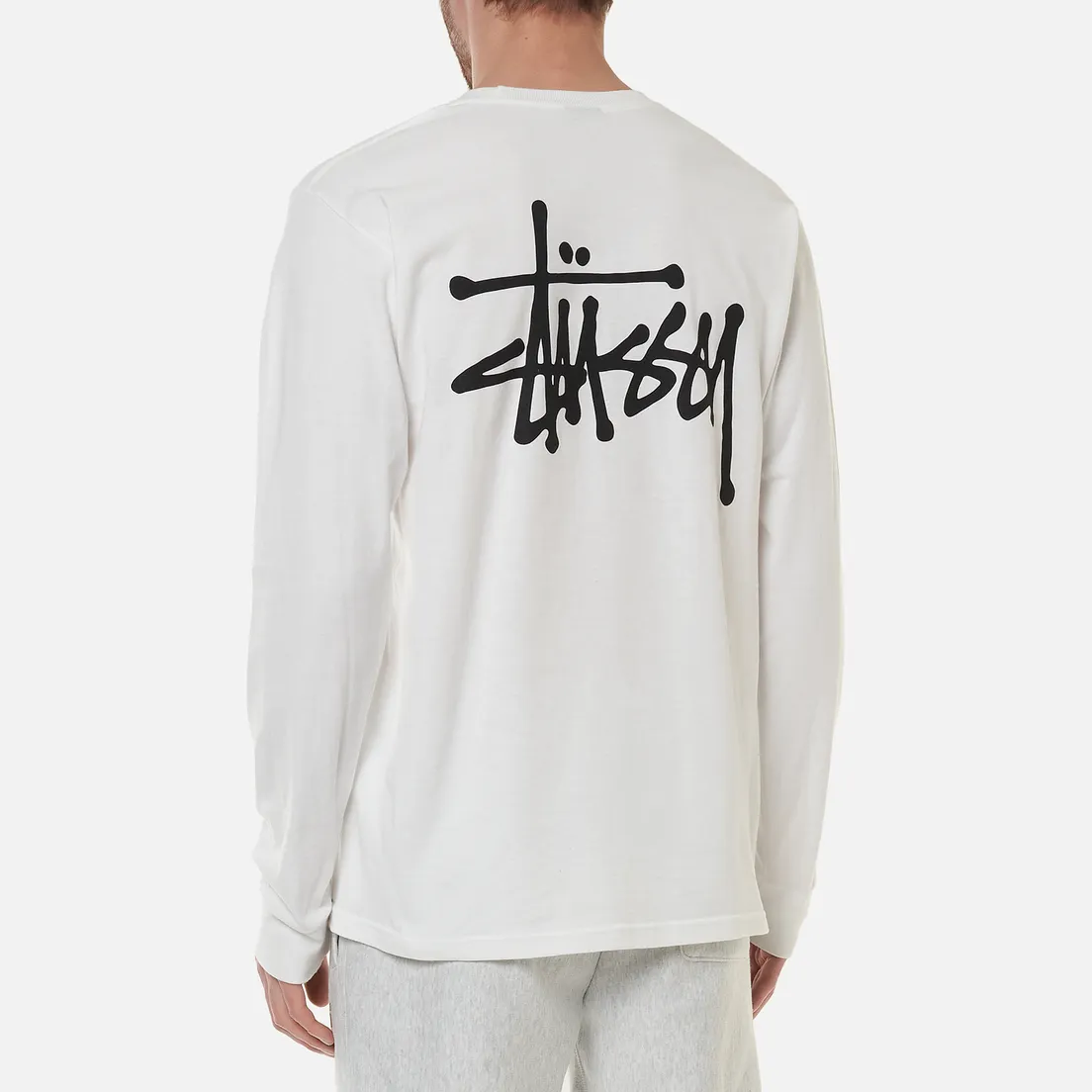 Stussy Мужской лонгслив Basic Stussy Crew
