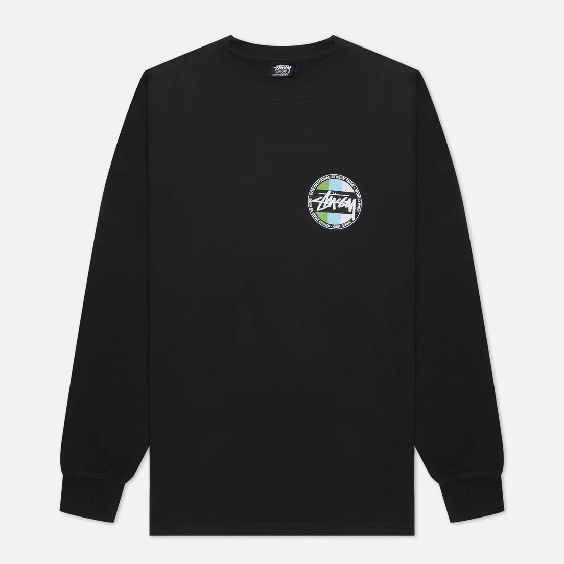 Stussy Мужской лонгслив Classic Dot Pigment Dyed