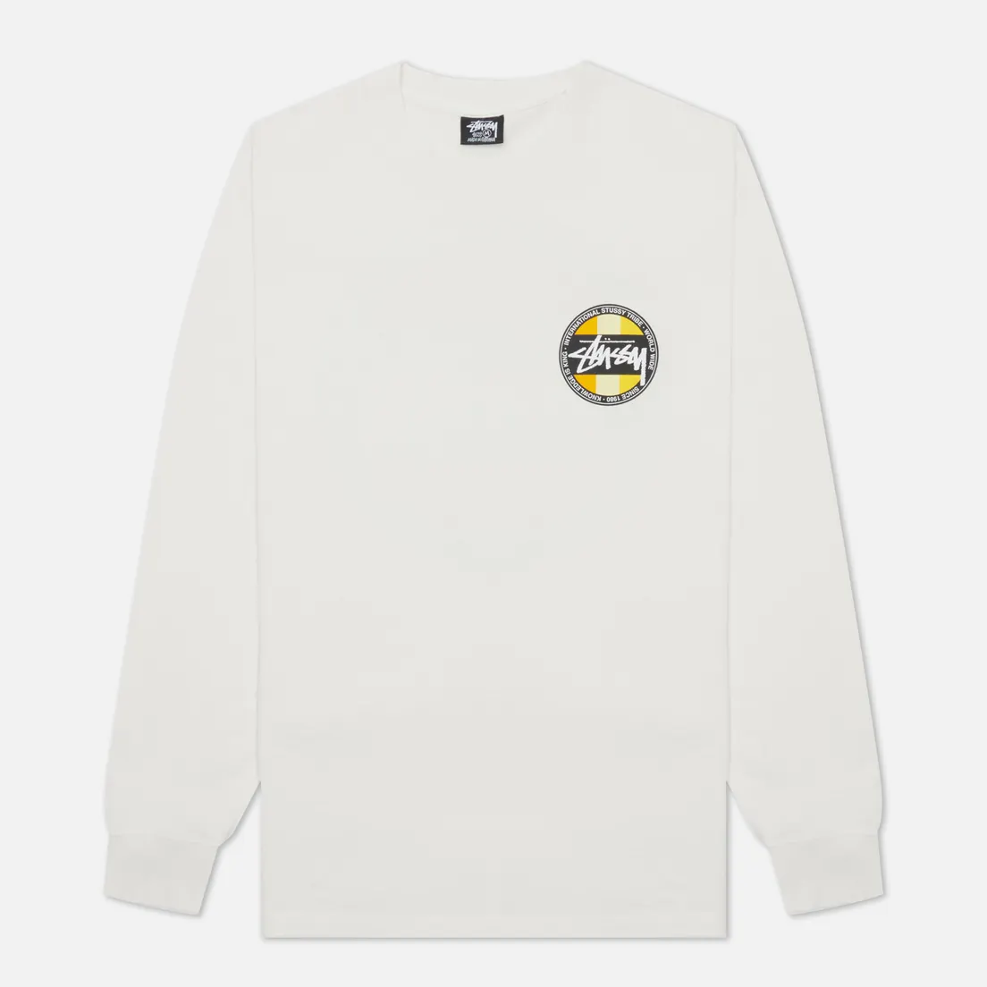 Stussy Мужской лонгслив Classic Dot Pigment Dyed
