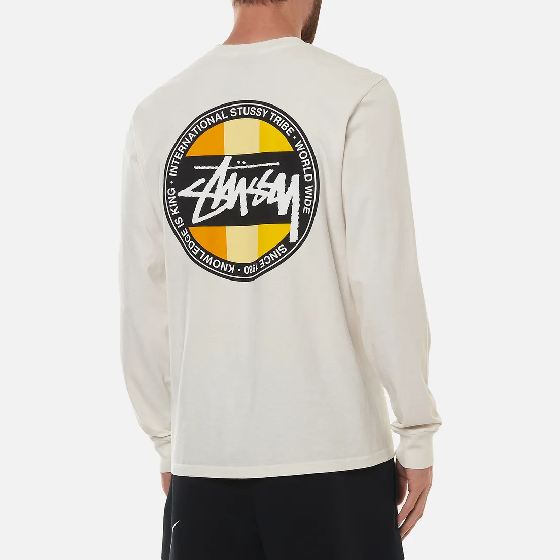 Stussy Мужской лонгслив Classic Dot Pigment Dyed