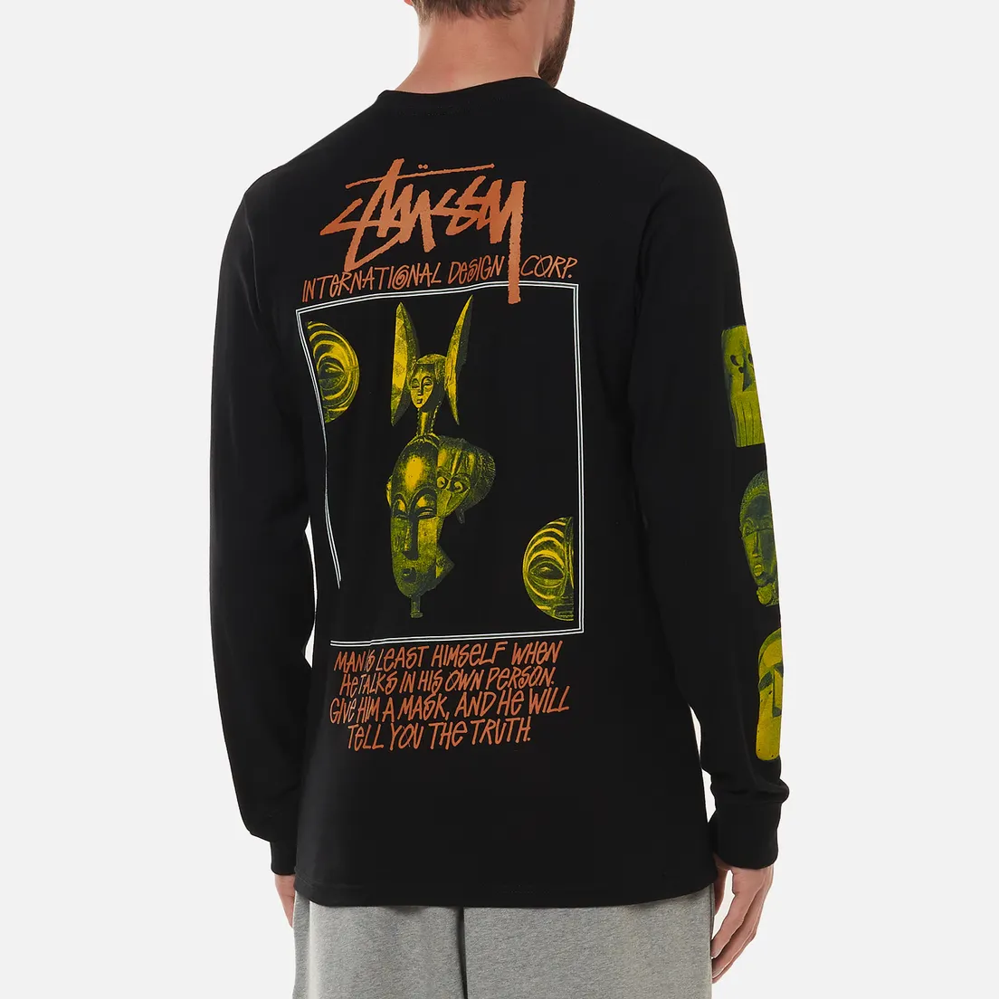 Stussy Мужской лонгслив Masked
