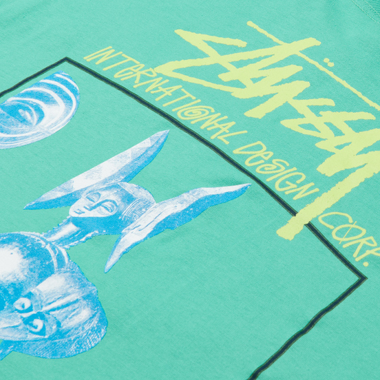 Мужской лонгслив Stussy Masked Green