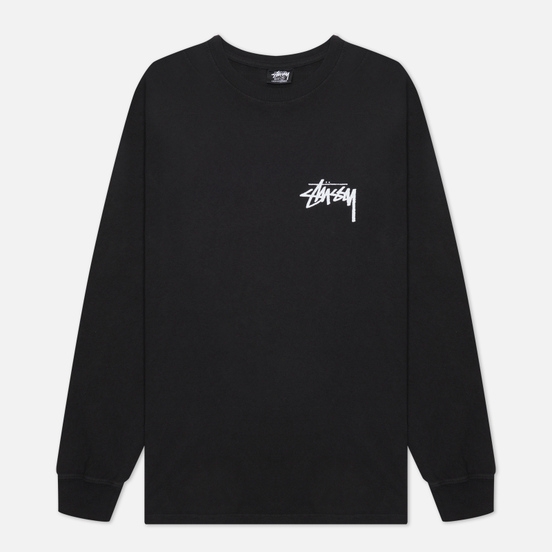 Мужской лонгслив Stussy Painter Pigment Dyed Black