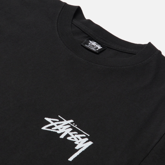 Мужской лонгслив Stussy Painter Pigment Dyed Black
