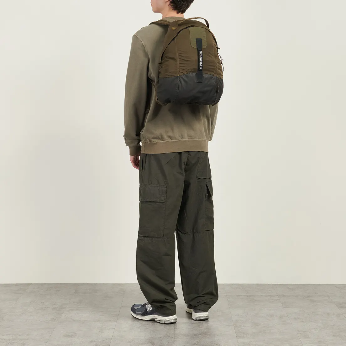 C.P. Company Рюкзак Nylon B Rounded Embroidered Logo