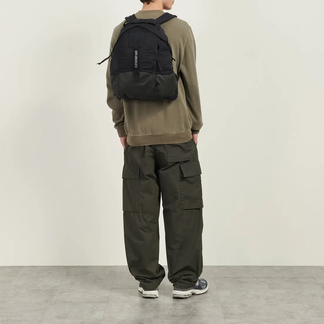 C.P. Company Рюкзак Nylon B Rounded Embroidered Logo